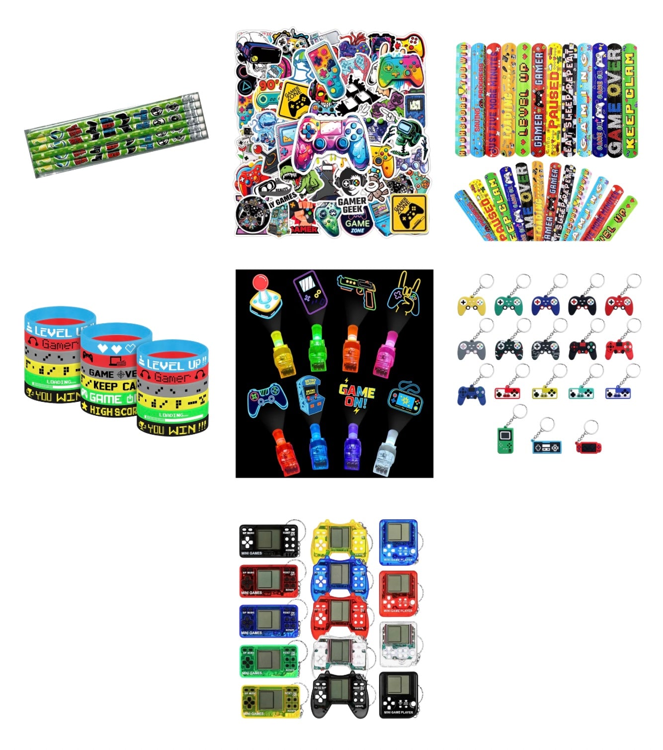Pre-Filled Gaming Party Bags