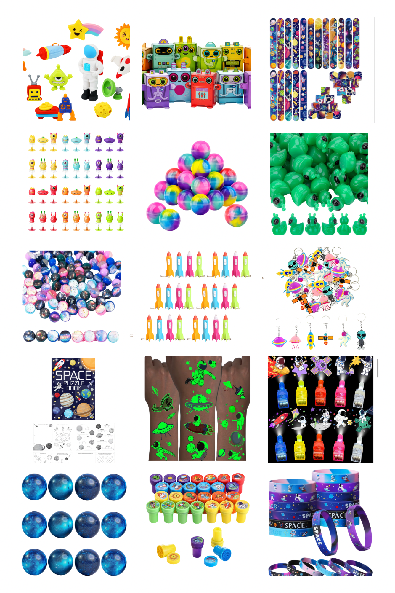Pre-Filled Space Party Bags