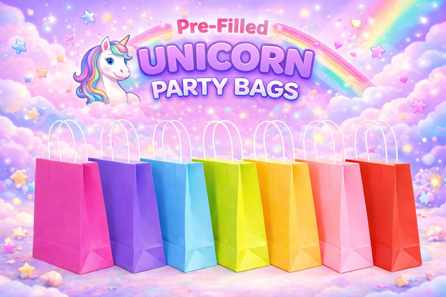 Pre-Filled Unicorn Party Bags