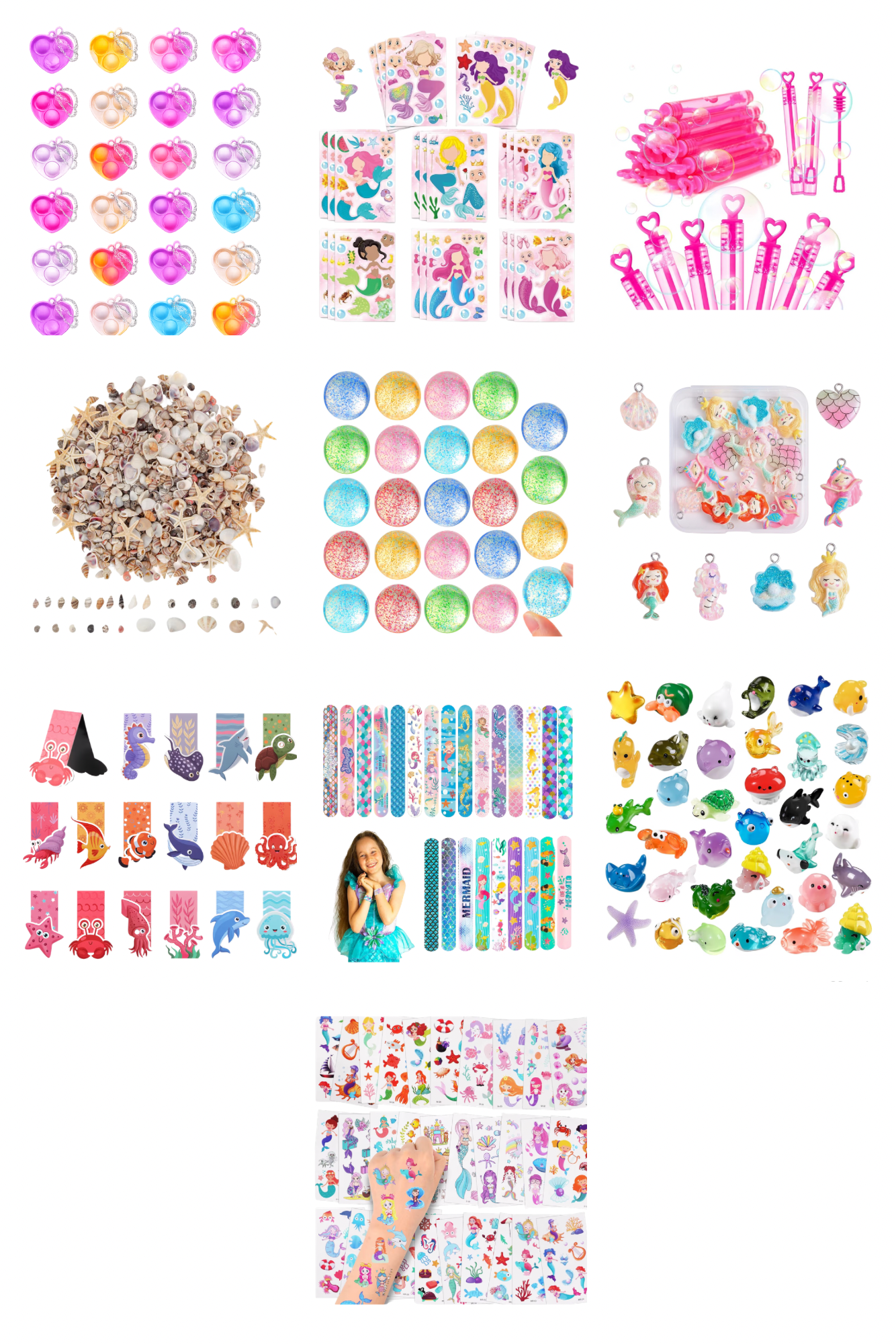 Pre-Filled Mermaid Party Bags