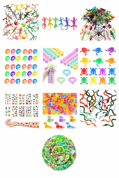 Pre-Filled Bug and Reptile Party Bags