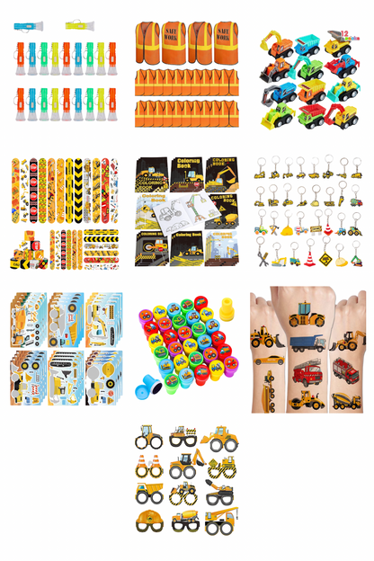 Pre-Filled Construction Party Bags