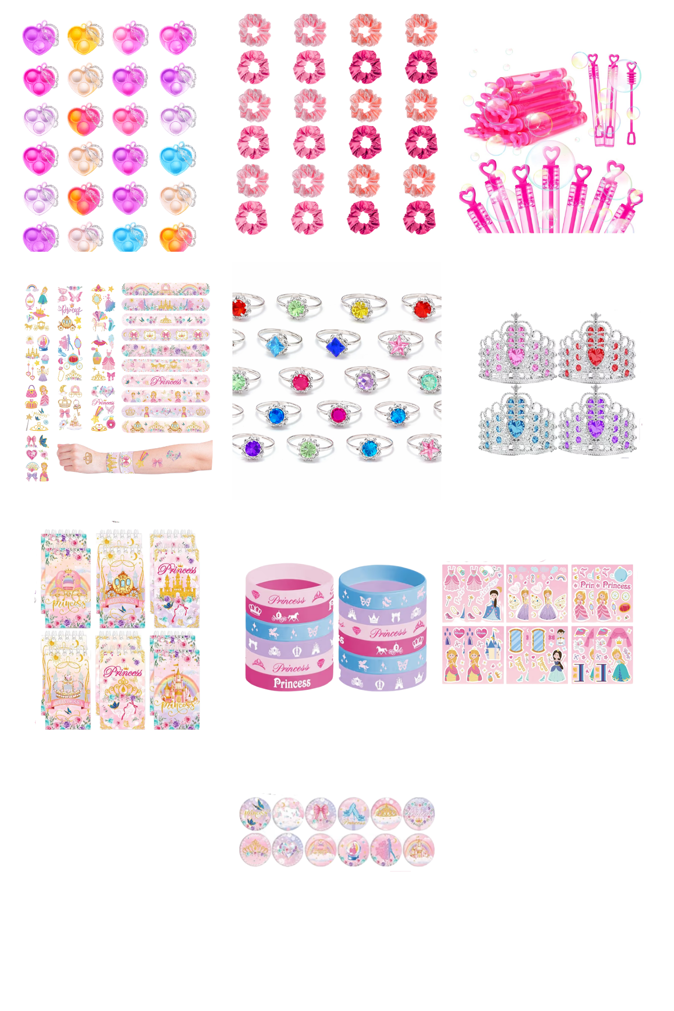 Pre-Filled Princess Party Bags