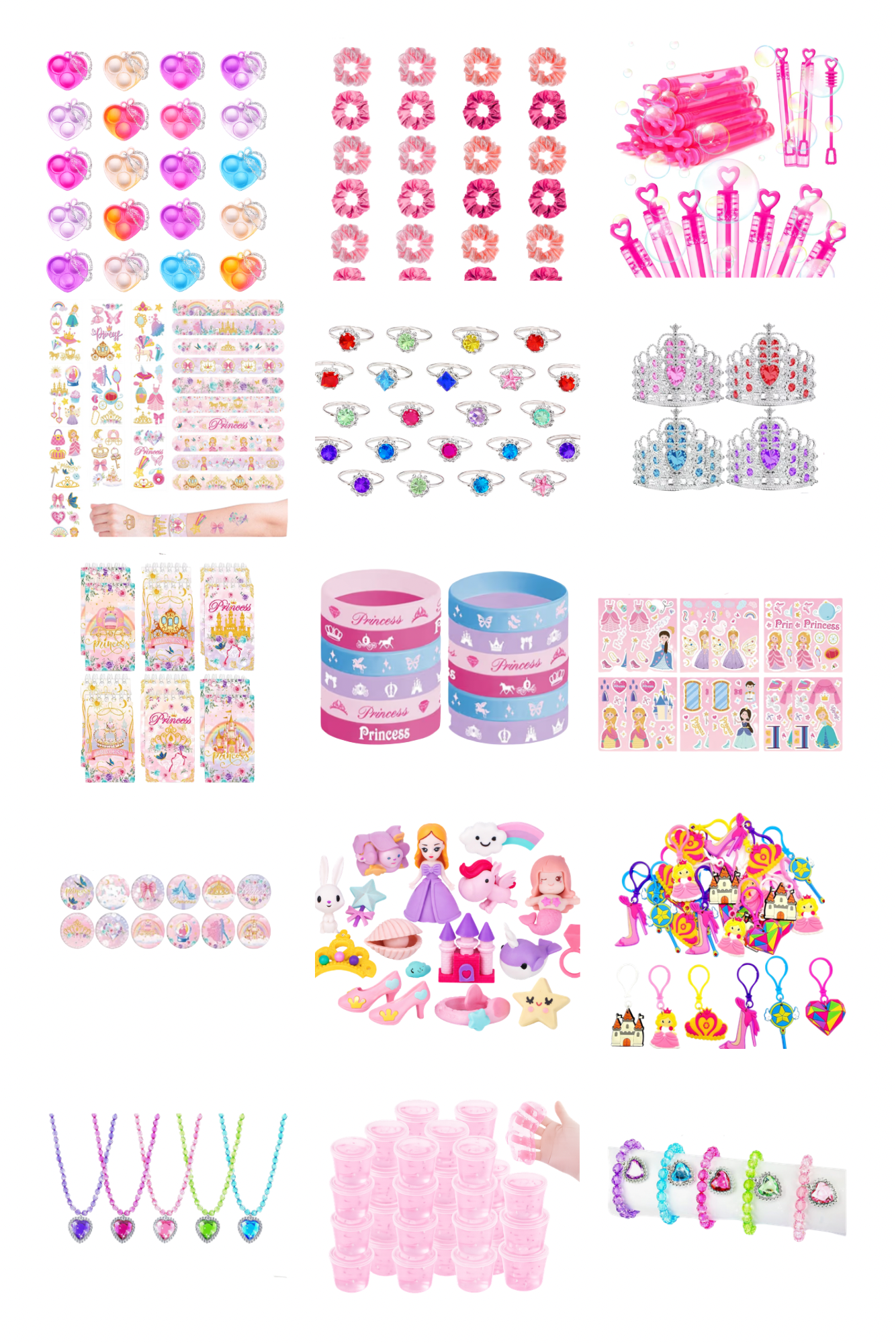 Pre-Filled Princess Party Bags