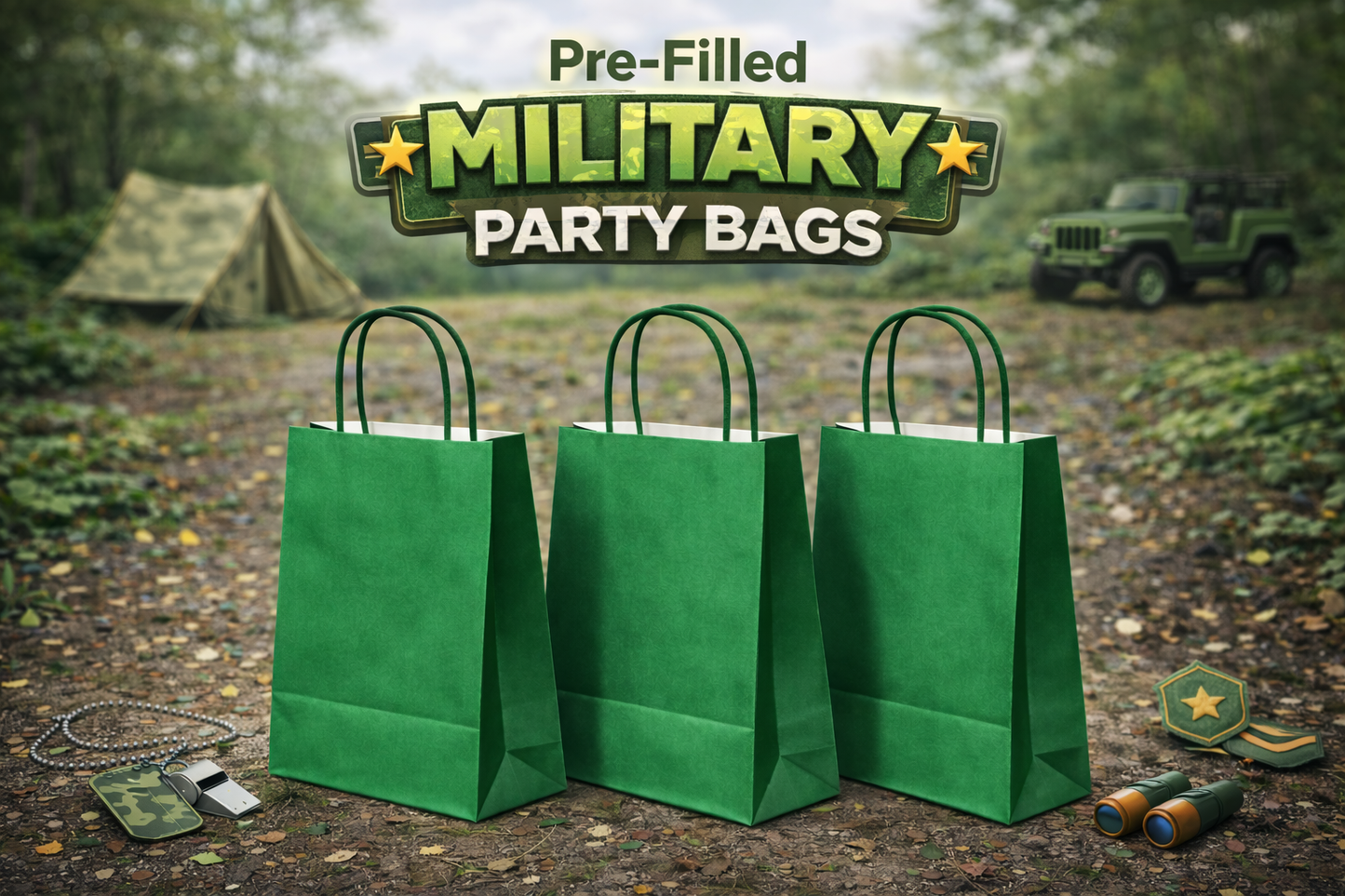 Pre-Filled Military Party Bags