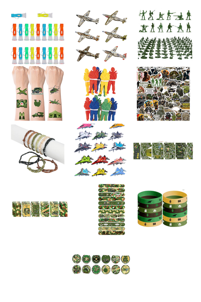 Pre-Filled Military Party Bags