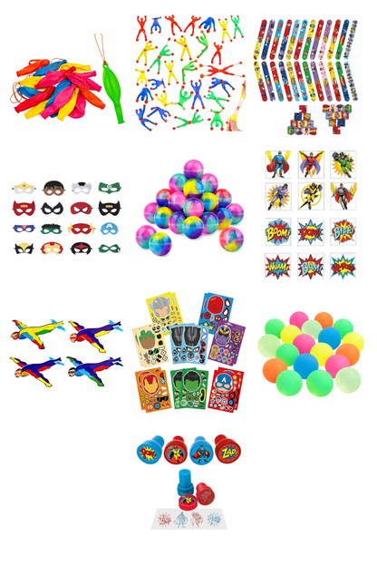 Pre-Filled Superhero Party Bags
