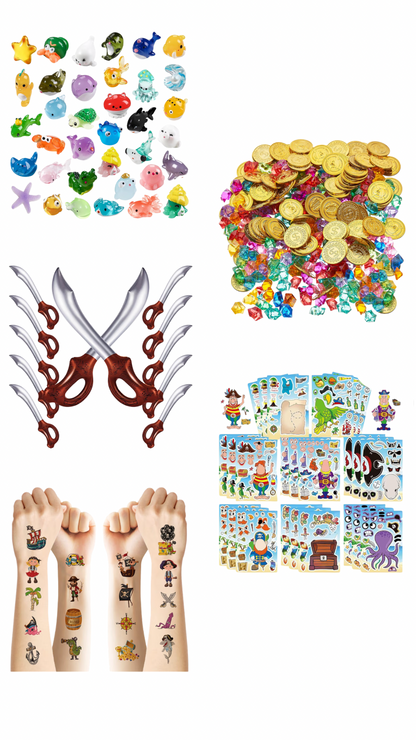 Pre-Filled Pirate Party Bags