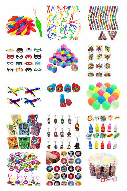 Pre-Filled Superhero Party Bags