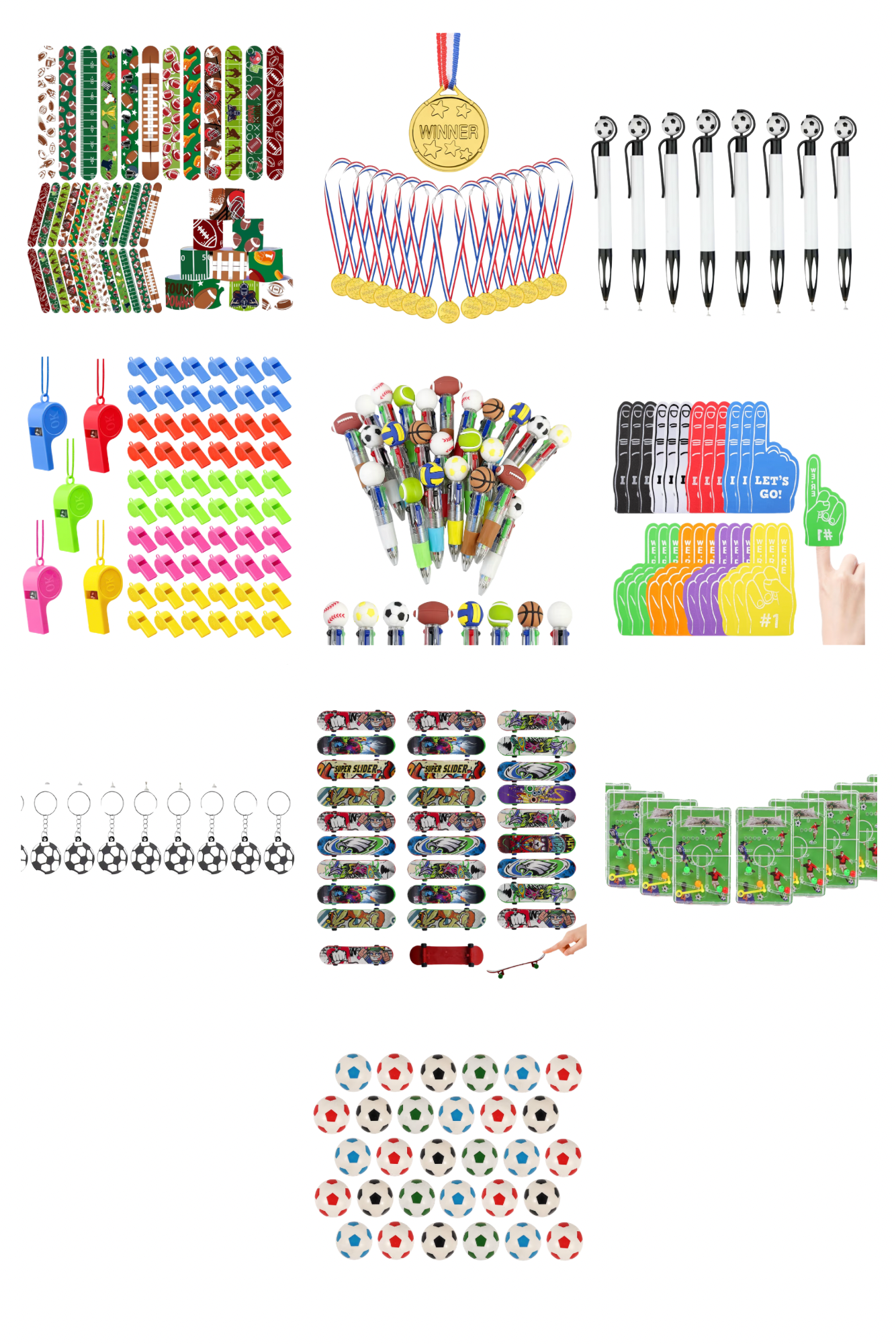 Pre-Filled Sports Party Bags