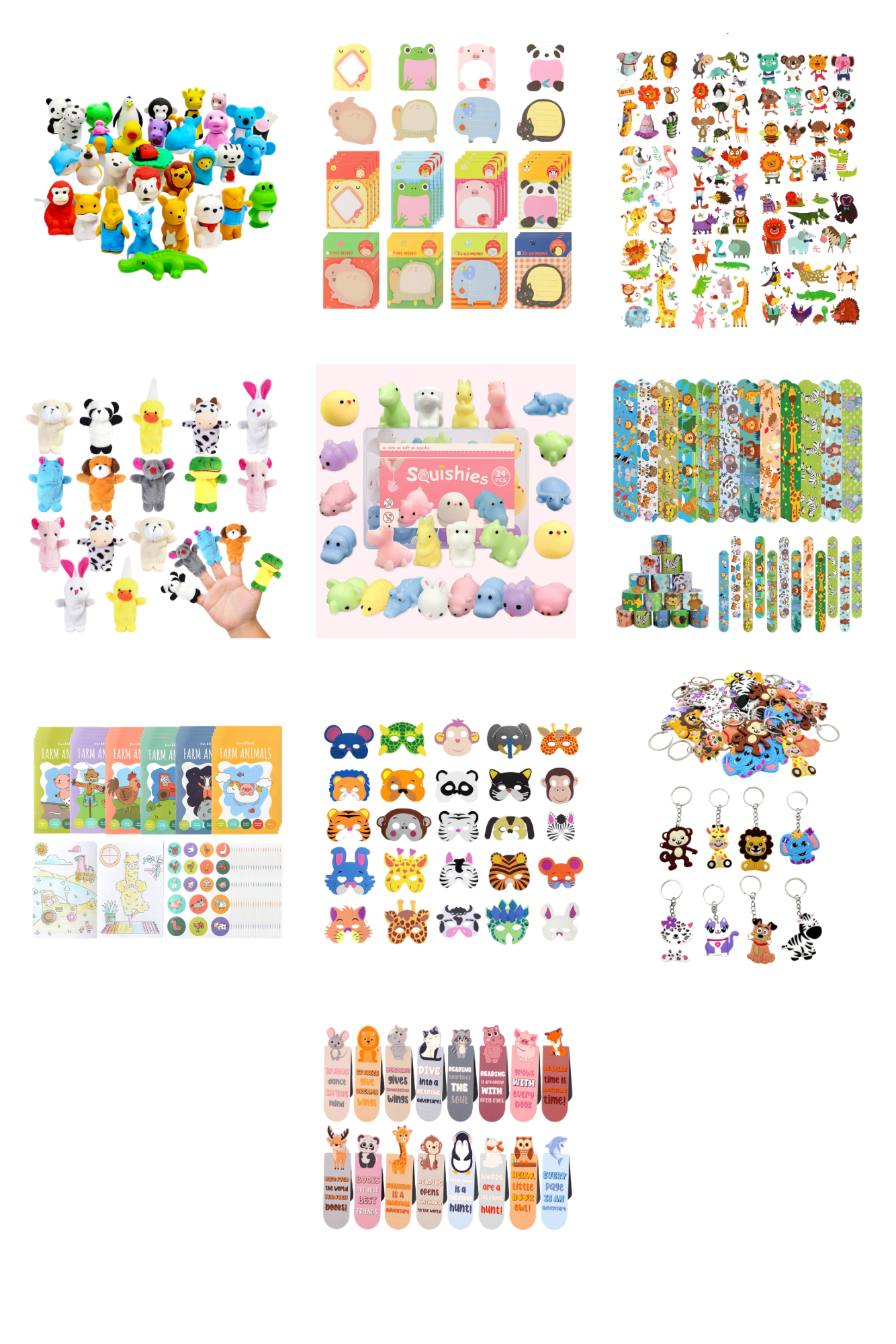Pre-Filled Animal Party Bags