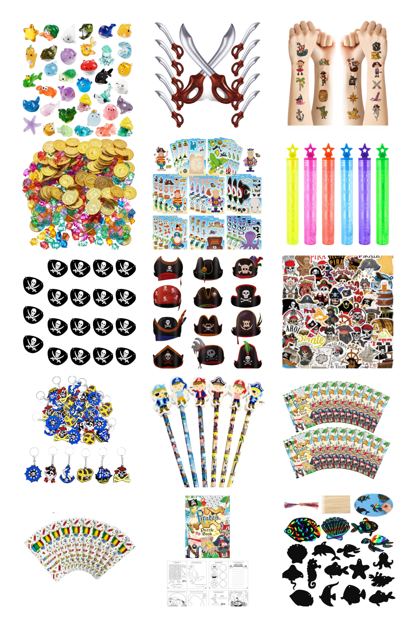 Pre-Filled Pirate Party Bags