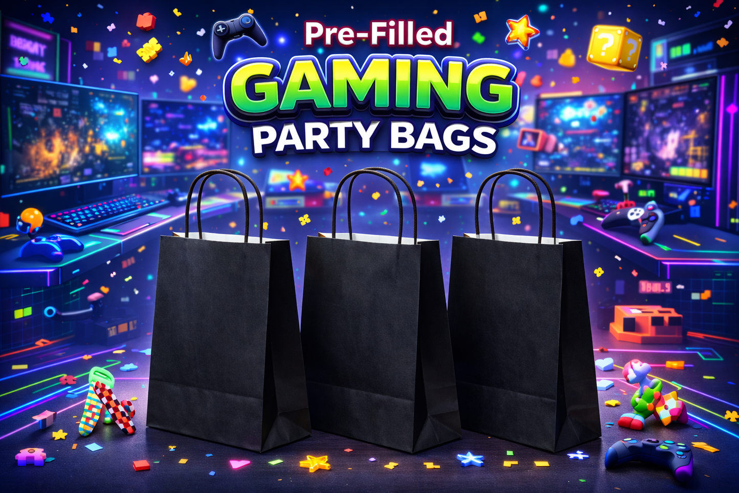Pre-Filled Gaming Party Bags