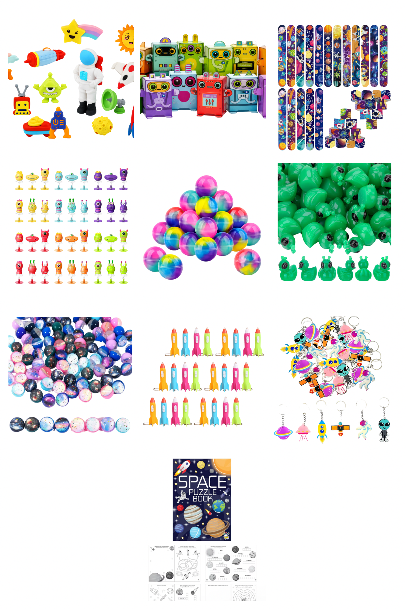 Pre-Filled Space Party Bags