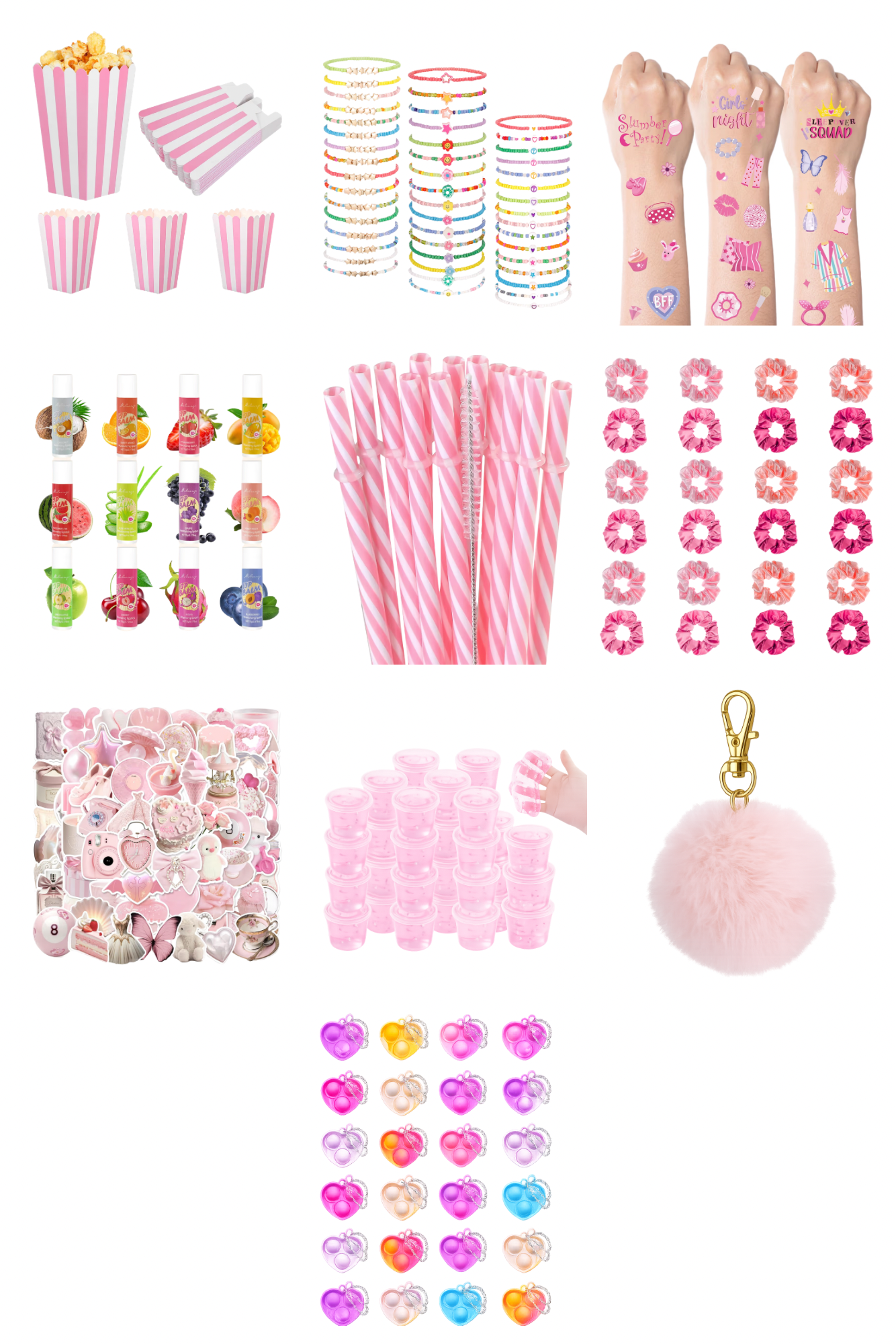 Pre-Filled Sleepover Party Bags
