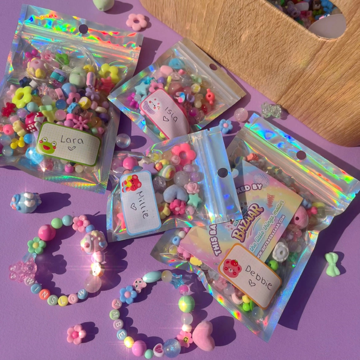 Friendship Bracelet Making Party Bags