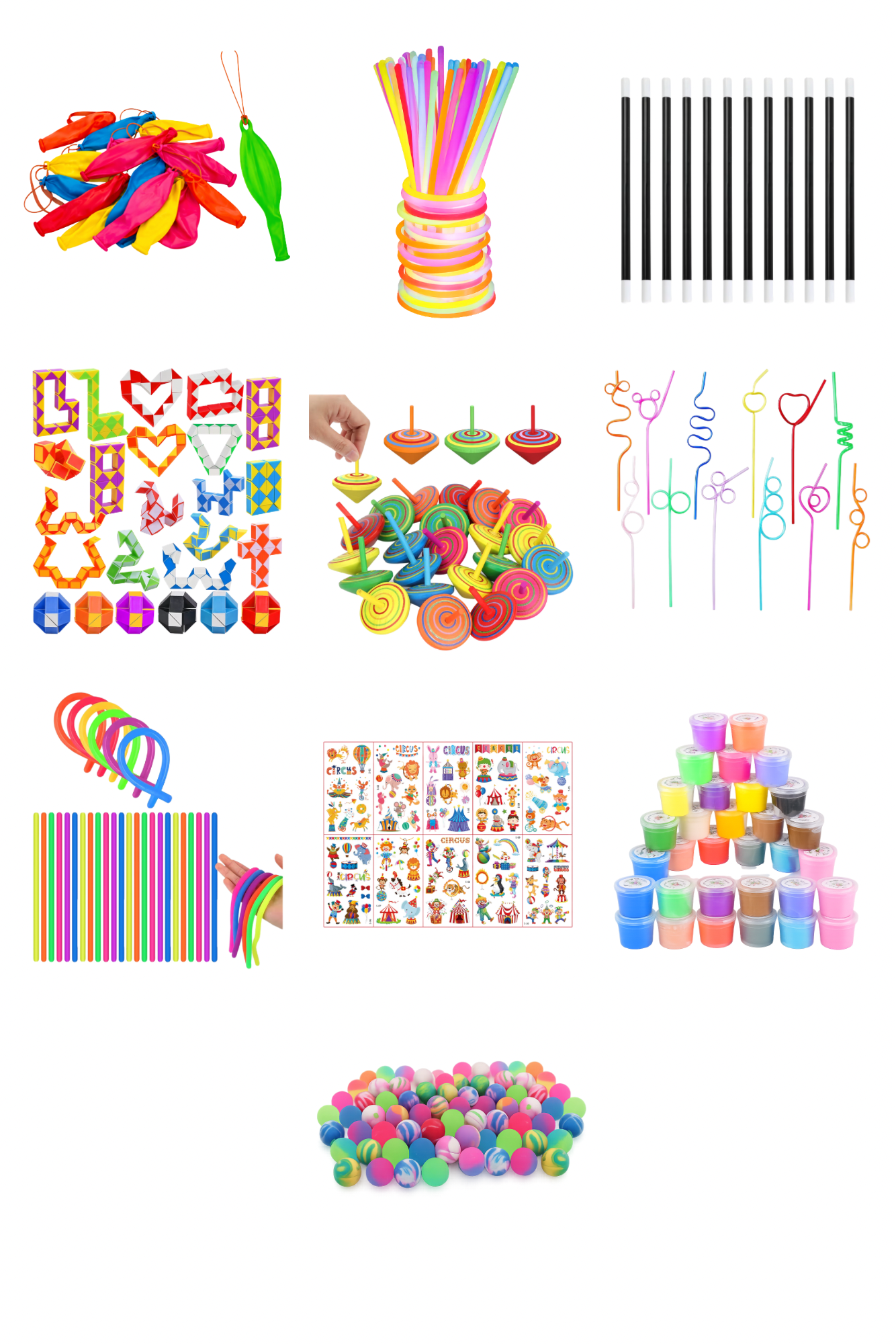 Pre-Filled Circus Party Bags